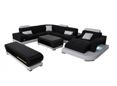 Pohovka Gauč Polštář Sedadlo Roh Moderní Pohovky U Forma Obývací Souprava Nový