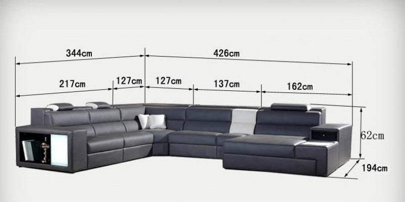 Design kůže vycpávka rohový kůže sedačka sofa vycpávka roh obývací krajina Pokoj Nový