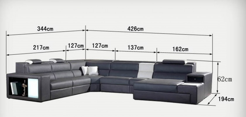 Návrh čalouněného kůží rohové kůže sedací soupravy rohové sedací soupravy interiéru domácnosti