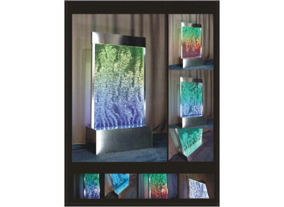 Stěnový panel LED vodní stěna Vodní stěny Vodní bubliny Dekorativní Moderní stěna.