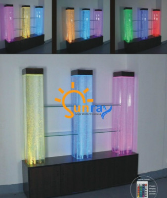 LED Regal Bar Vodní stěna Sloup Osvětlené vodní stěny Bar Pult Police Nábytek