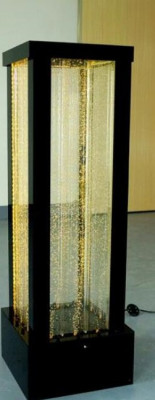 Vodní sloupek 40x120 cm Vodní stěna Sloupový panel Oddělovací stěna s LED