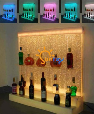LED Regal Bar Vodní stěna Sloup Osvětlené vodní stěny Bar Pult Regál Nábytek