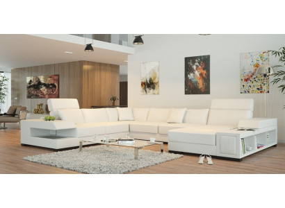 Moderní obývací pokoj nábytek Moderní U-stitý rohový gauč Elegantní design pro váš domov