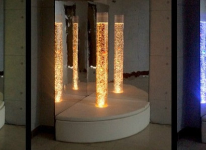 Vodní sloup 150 cm Vodní hra Obývací pokoj Dekorace Stání