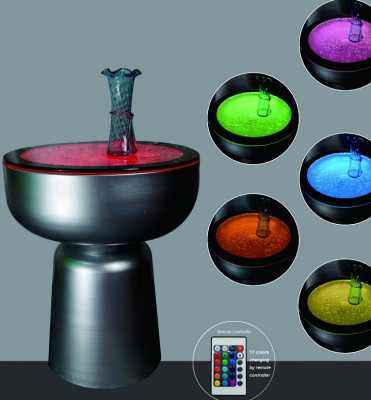 Designový stůl Vodní sloupy Sloup Voda Pohovka Stoly s LED přistavovacími stolky