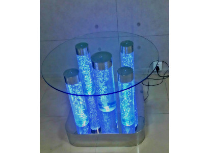 Designový stůl s vodou Konferenční stůl Vodní sloupy Sloup Pohovka Stoly LED