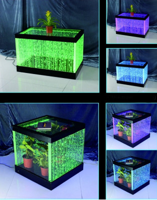 Stůl Konferenční stůl Design Voda Sloupy Sloup Voda Pohovka Stoly LED