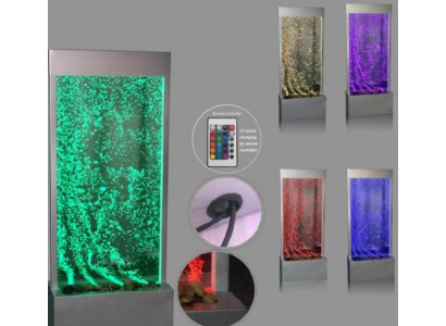 Přepážkový designér nerezový ocel vodní sloupy sloupy stěny LED stěna