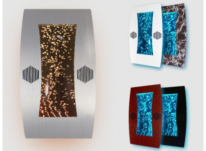 Vodní stěna z LED, design vodní sloupy, vodopád, rámeček na obraz 50x80.
