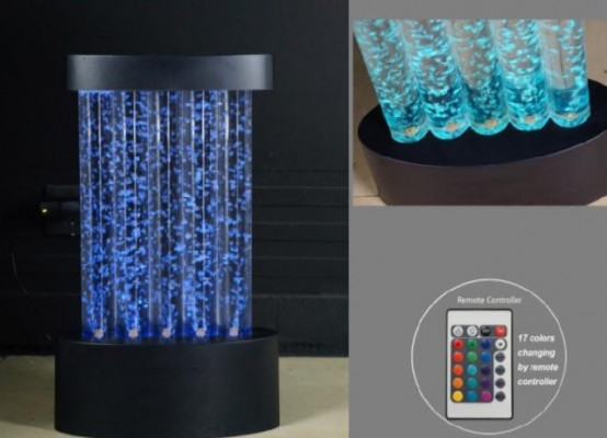 Bar Led Vodní Stěnová Regálová Sloupová Vodní Sloupec Pult Designově Osvětlený