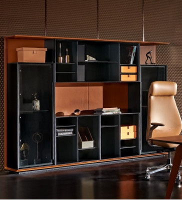 Kancelářská knihovna Skříň na dokumenty Skříň Luxus nábytek Styl Antikní skříně