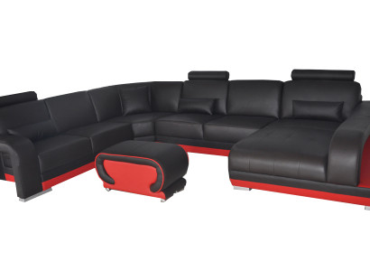 Žijící pohovka Kožená pohovka Krajina Sedadlo Polstrovaný set rohové pohovky Garnitur Nový