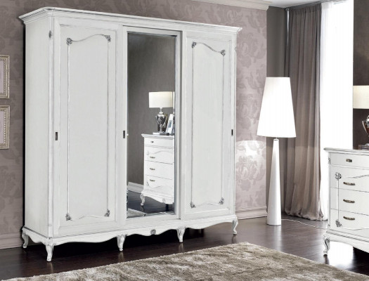 Šatní skříň xxl Ložnice Skříně Design Dřevěná skříň Italské nábytek