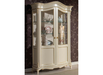 Vitrína Italský luxusní nábytek Vitríny Komodní skříň Skleněný design skříň