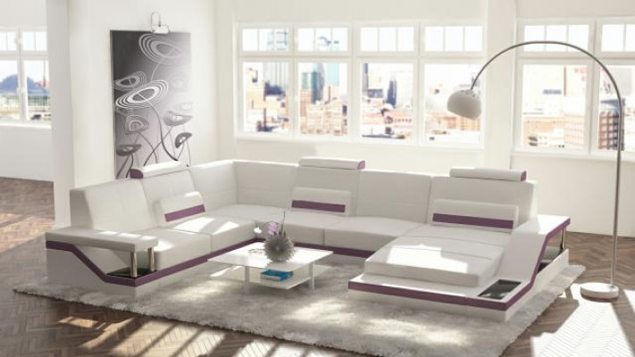 Designer U-Form Pohovka Rozkládací rohová sedací souprava Rohová sedací souprava Pohovka Obývací stěna