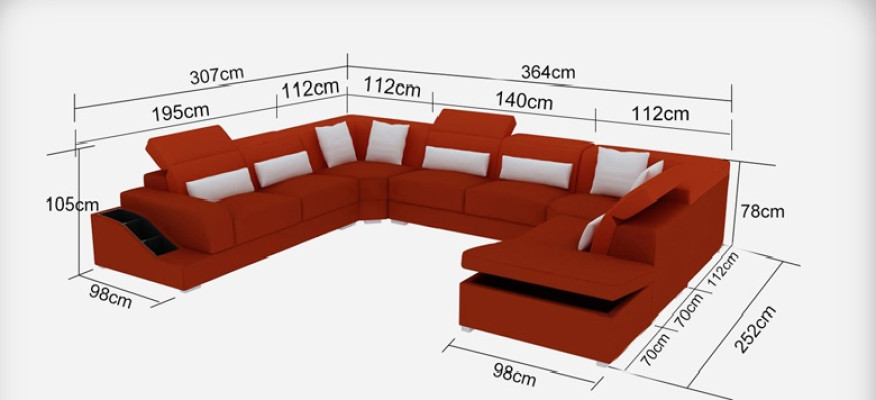 Ledersofa Couch Wohnlandschaft Ecksofa Eck Garnitur Design Modern Sofa G8008