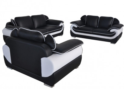 Žijící pohovka kožená sedací souprava rohové pohovky nový krajinný nábytek