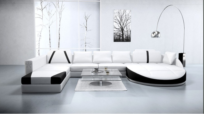 Kůžená pohovka Rozkládací sedací souprava Rozkládací sedačka Rozkládací souprava Rozkládací sedací souprava Rozkládací sedačka Rozkládací souprava Design Moderní pohovka A1122