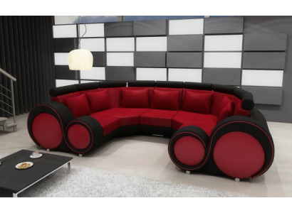 Obývací souprava textilní pohovka mikrovlákno velký nový sočástkový nábytek XXL pohovka látková USB