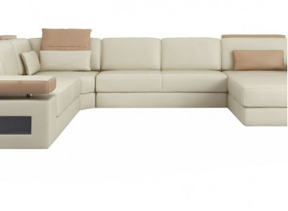 U-formová rohová pohovka Křeslo Polstrovaná velká xxl pohovka Pohovky Koutová sedací souprava Nová