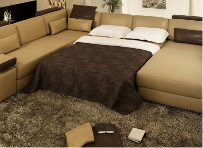 U-Formulář Design Pohovka Čalouněná Textilní Moderní Sofy Obývací Krajina Pohovka Látka