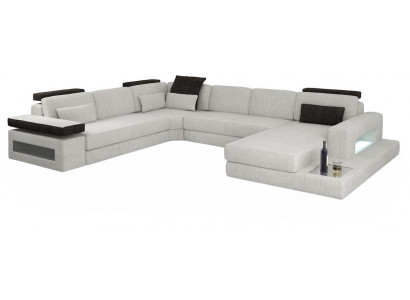 Textilní sedací souprava U-Forma design moderní rohová sedací souprava设计 moderneí rohová sedací souprava设计.