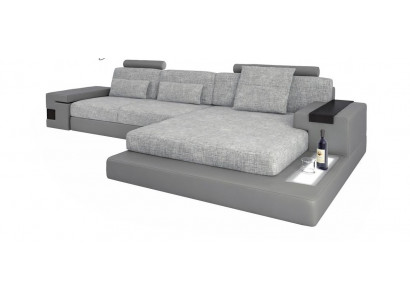 Design rohová sedací souprava z kůže L-formátu Moderní styl Pohovka Polstrovaný nábytek Obývací pokoj Nový