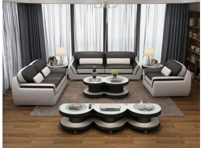 Sofa 321 stůl taburet komoda obývací stěna pohovka sedačka gauč 7 dílů.