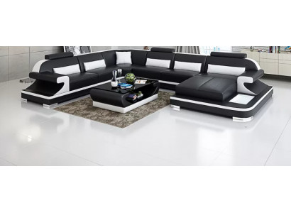 Návrh pohovky Rozkládací sedací souprava s rohovou částí Koberce Pohovky Stolek 2 kusy obývací souprava