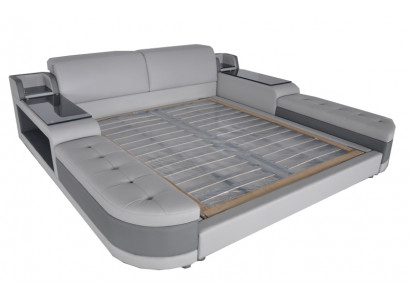 Design Luxury Bed Upholstered Marriage Hotel Modern Beds Leather 140/160/180/200 LB8820  Navržený luxusní postel potažená manželským hotelem Moderní postele kůže 140/160/180/200 LB8820