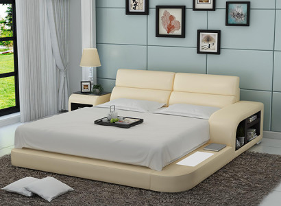 Vodní postel Hotel Dvojlůžko Lůžka Kompletní Kožená postel Polstrovaná postel Voda LB8805