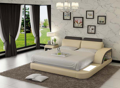 Vodní postel Hotel Dvojlůžko Postele Kompletní Kožená postel Polštářová postel Voda LB8808