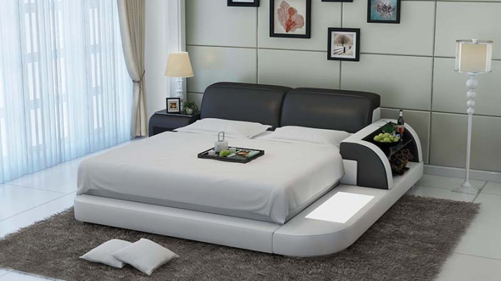 Vodní postel Hotel Dvojlůžko Postel Completo Leather Postel Vodní LB8812