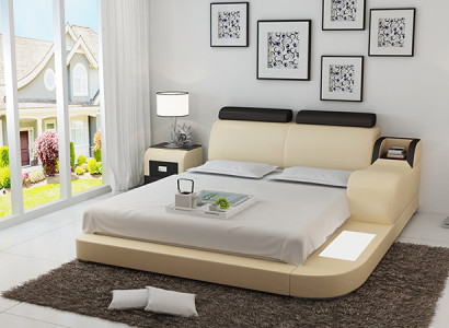 Vodní postel Hotel Dvojlůžková postel Postele Kompletní kožená postel Polštářová postel Voda LB8813