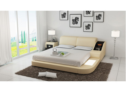 Vodní postel Hotel Dvojpostel Postele Kompletní kožená postel Polstrovaná postel Voda LB8815