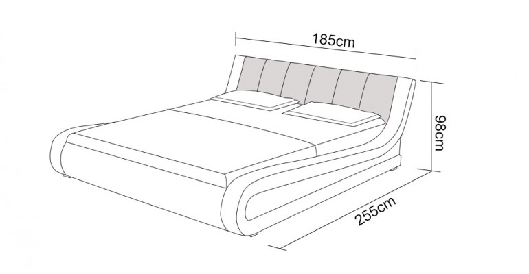 Wasserbett Hotel Doppel Bett Betten Komplett Lederbett Polsterbett Wasser LB8829  Vodní postel Hotel dvojlůžko postele kompletní kožená postel postel voda LB8829