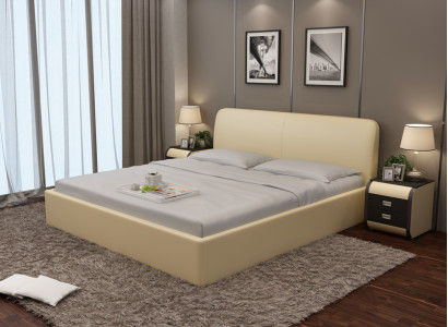 Vodní postel Hotel manželská postel Plné postele Postel z kůže, polstrovaná vodní postel LB8836