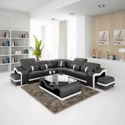 Rohová sedací souprava sedací soupravy obývací pokoj pohovka pohovka taburet konferenční stolek nový