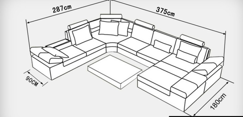 Ledersofa Sofa Couch Wohnlandschaft Ecksofa Garnitur Design Modern Sofa K5014