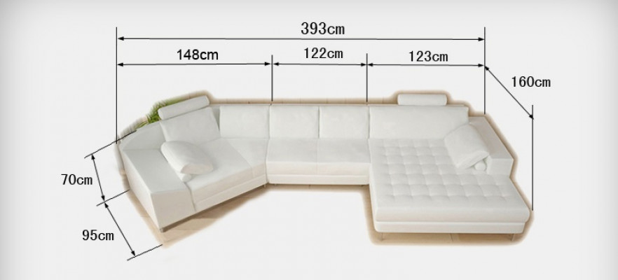 Design rohová sedací souprava s čalouněním krajiny moderní nábytek pohovky gauče nové