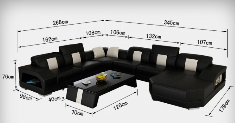 Leskly nový komodní skříň Sideboard Regál 107cm Skříně Police Ukládání.