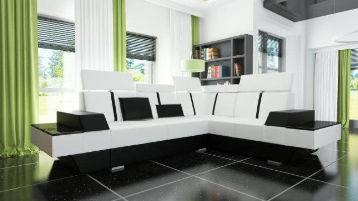 Návrh pohovky USB Living Landscape Upholstered Sofa Corner Sofa Custom Made