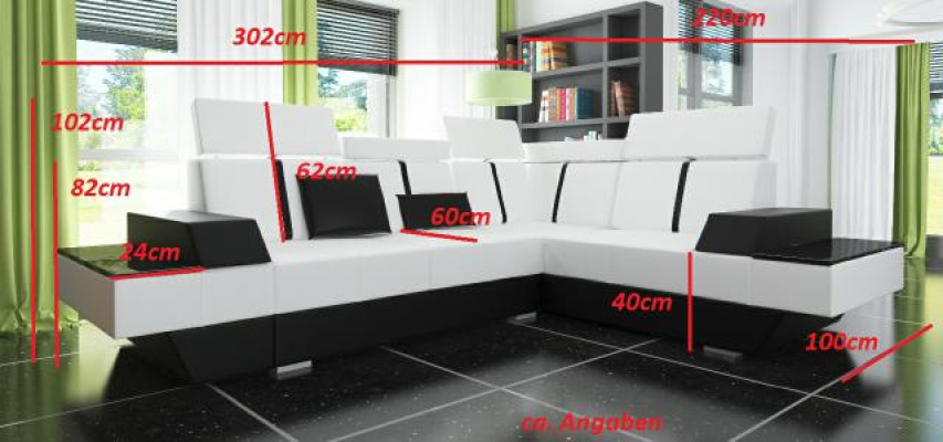 Návrh pohovky USB Living Landscape Upholstered Sofa Corner Sofa Custom Made