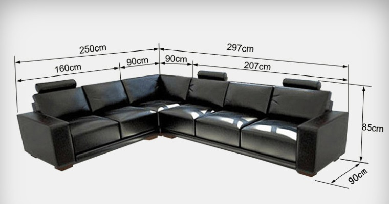 Kůžená pohovka s USB obývací souprava rohová sedací souprava Design Moderní gauč A1121B