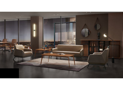 Nastavit kožená sedací souprava pohovka obývací krajina 3+1 moderní design