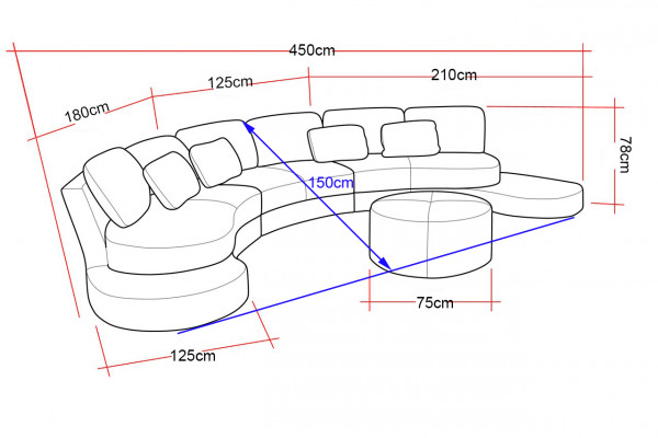 Kůží pohovka pohovka obývací sauna rohová pohovka rohová souprava design moderní pohovka A1126