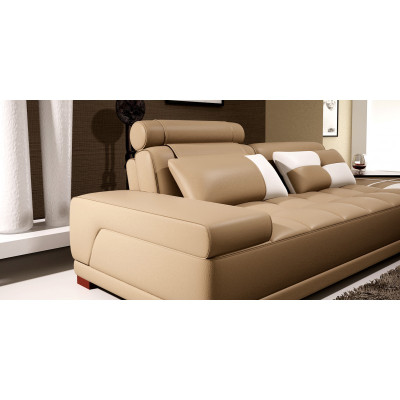 Sofa s USB, sedací souprava Couch XXL Big Eck Sofas Wohnlandschaft Ecksofa Nový