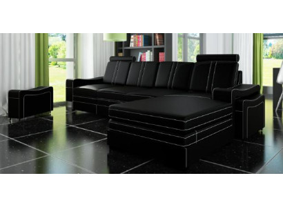 LEDERSOFA USB LEDERECKSOFA WOHNLANDSCHAFT ECKSOFA GARNITUR SOFA Maßanfertigung