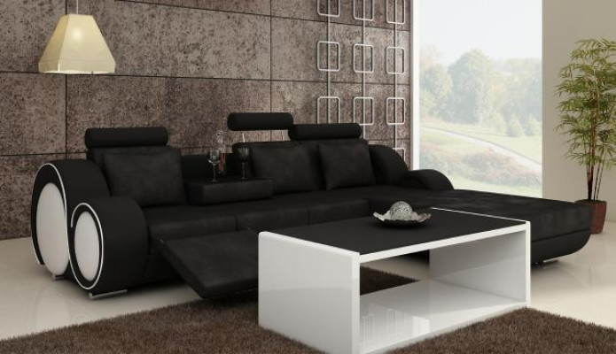 TEXTILNÍ SOFÁ GARNITURA ROHU S USB na míru OBÝVACÍ LANDŠAFT SOFÁ GARNITURA